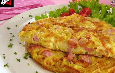 طرز تهیه انواع املت ژامبون/ یک صبحانه اساسی و خوشمزه برای امروز پنجشنبه