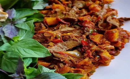 طرز تهیه خوراک جگر به روش رستورانی با طعمی بی نظیر
