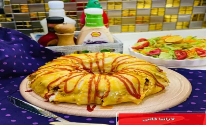 طرز تهیه لازانیا قالبی شیک و مجلسی و راحت با گوشت مرحله به مرحله