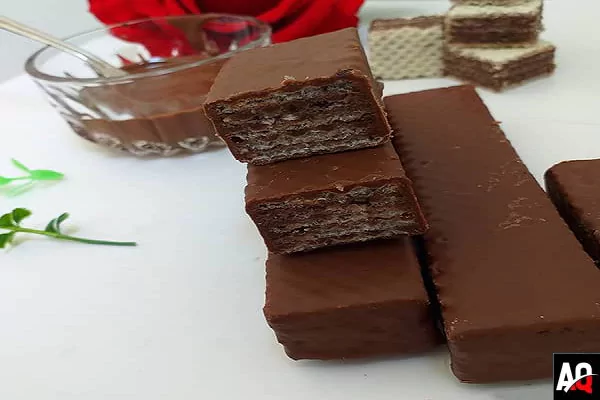 با این روش دیگر از سوپرمارکت ویفر نخر /طرز تهیه ویفر شکلاتی به شیوه بازاری
