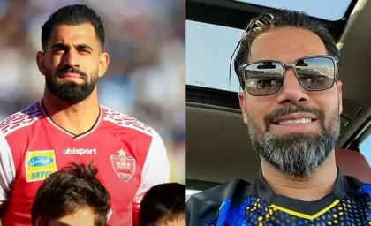 کری خوانی زشت یک استقلالی با ستاره پرسپولیس قبل دربی