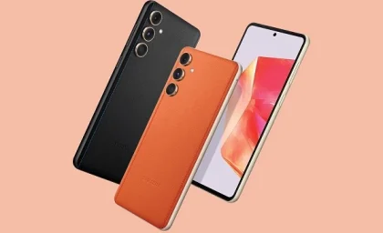 خودنمایی گوشی Samsung Galaxy C55 با روکش چرمی