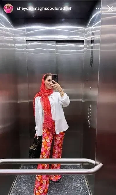 تازه‌ترین تصویر از همسر ایرانی و جوان ژوزه مورایس، سرمربی سپاهان/ سلفی آسانسوری با چهره‌ای شاداب و خوشحال