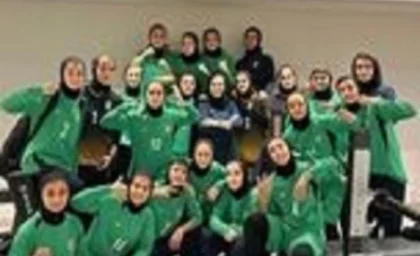 دختران فوتبالیست ایران گل کاشتند