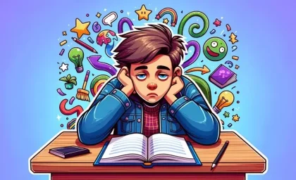 حوصله درس خوندن ندارم