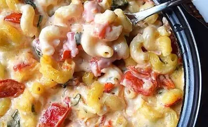 طرز تهیه پاستا با گوجه و پنیر و ریحان؛ ناهاری سریع و خوشمزه