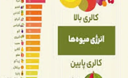 نمودار مصرف کالری