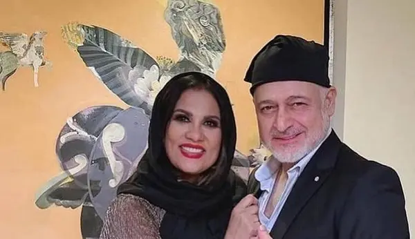 مجید مشیری و همسرش