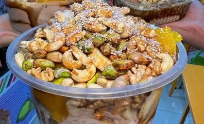 طرز تهیه بستنی معجون خوشمزه یک عصرونه لذیذ و مخصوص به روش خانگی