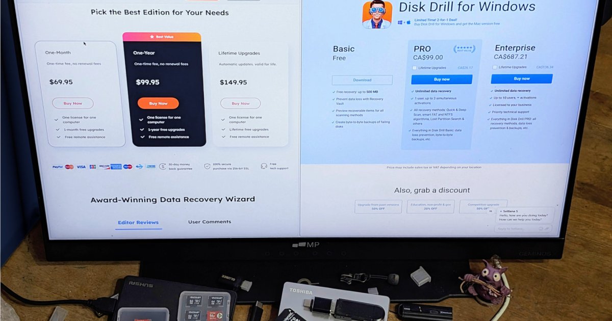 EaseUS Data Recovery Wizard در مقابل Disk Drill: کدام بهتر است؟