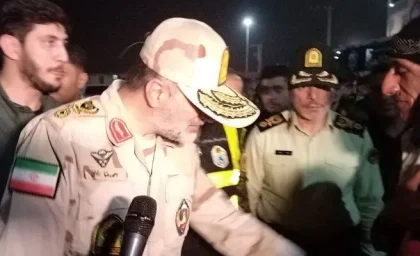 بازدید سردار رادان از مرز مهران