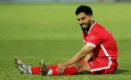 ستاره سرخ پوش باز هم مصدوم، و از بازی محروم شد!