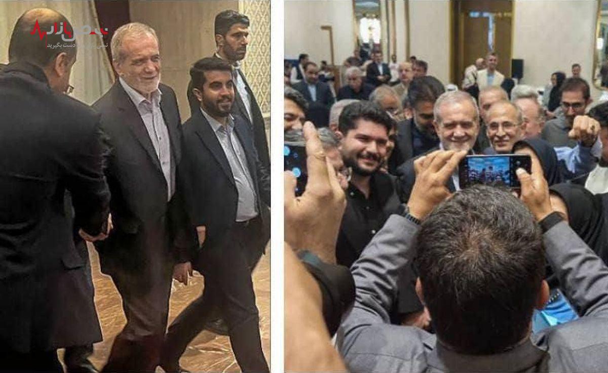پشت‌پرده حضور سرزده رئیس جمهور شب گذشته در هتل استقلال