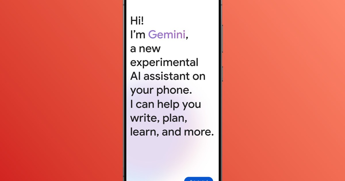 چگونه از برنامه هوش مصنوعی Gemini گوگل در گوشی خود استفاده کنید