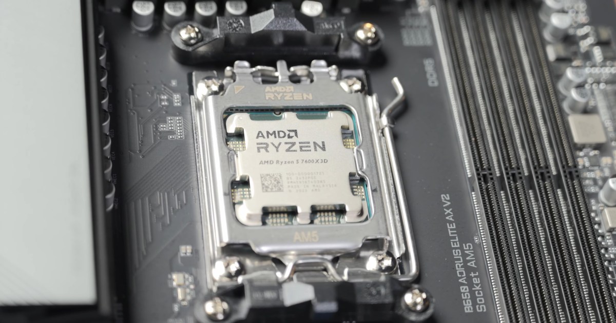 CPU جدید AMD می تواند در سکوت جایگزین Ryzen 7 7800X3D شود