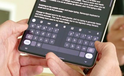 Gboard در حال دریافت به‌روزرسانی بسیار مورد نیاز برای تاشوها است