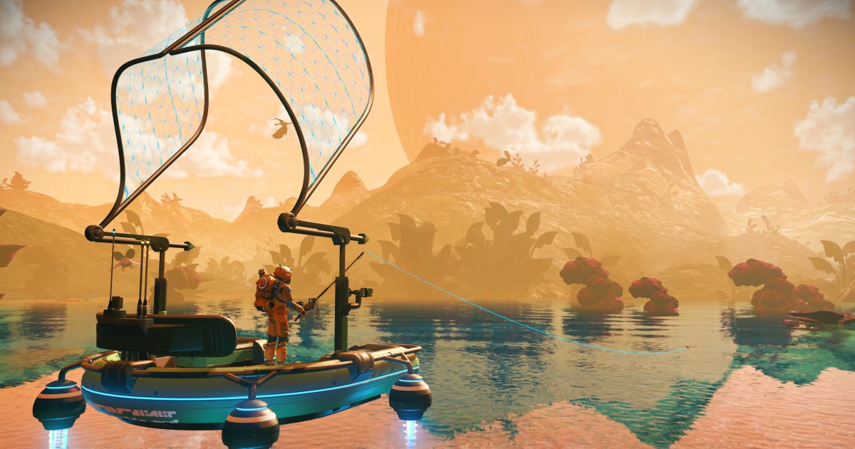 اکنون No Man's Sky اکنون ماهیگیری نیز دارد