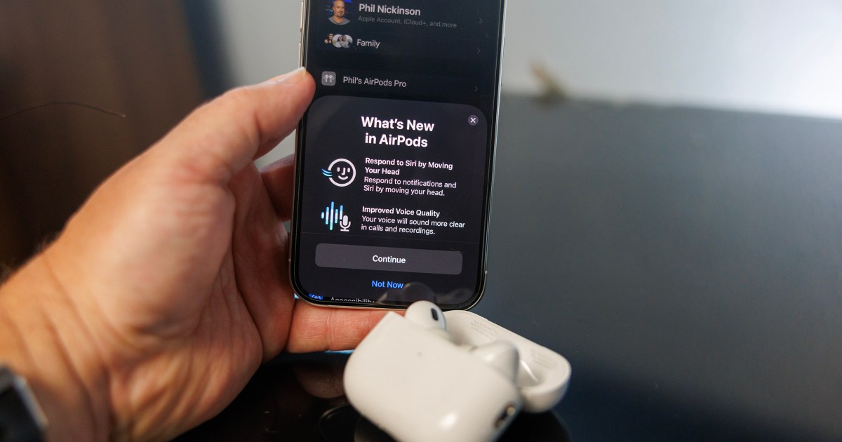به‌روزرسانی AirPods Pro 2 ردیابی سر iOS 18 را قبل از انتشار عمومی به ارمغان می‌آورد