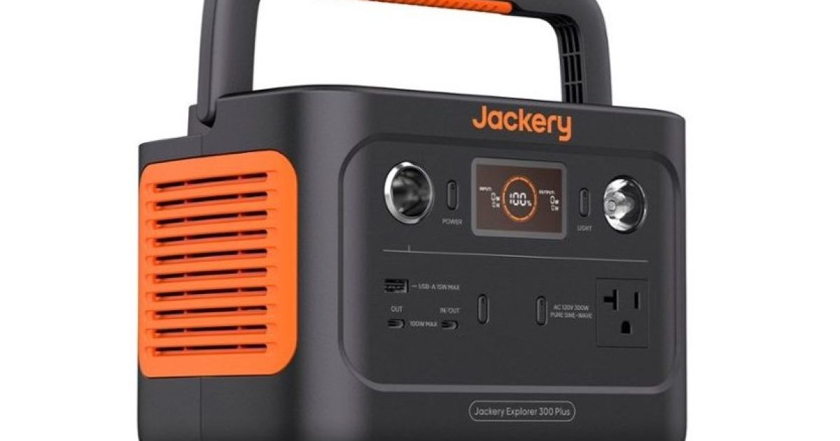 نیروگاه قابل حمل Jackery Explorer 300 Plus امروز 240 دلار است