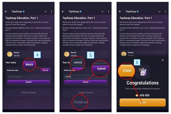کد تپ سواپ امروز ۲۵ آبان و ۲۶ آبان ؛ جواب تسک های یوتیوب Hobby into a Money-Making Business و Cash on Twitch