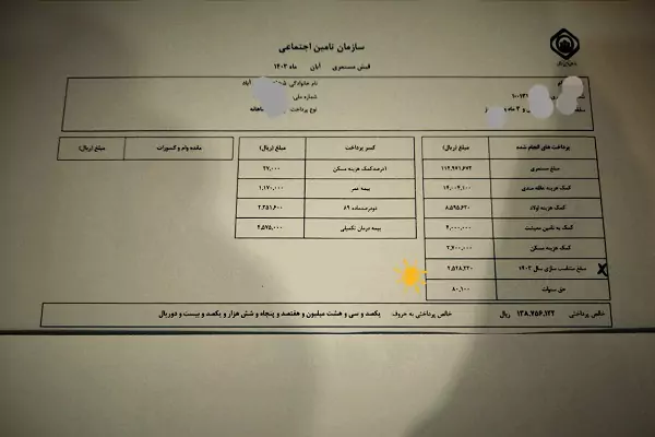 مبلغ دقیق رقم افزایش حقوق بازنشستگان در فیش حقوقی آذر ماه