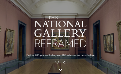 بزرگداشت گالری ملی در Google Arts & Culture