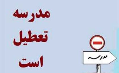 مدارس این استان تا پایان هفته تعطیل شدند + جزییات