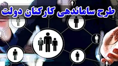 خبر شبانگاهی از طرح ساماندهی کارکنان دولت