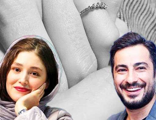 حلقه ازدواج فرشته حسینی و نوید محمدزاده + عکس
