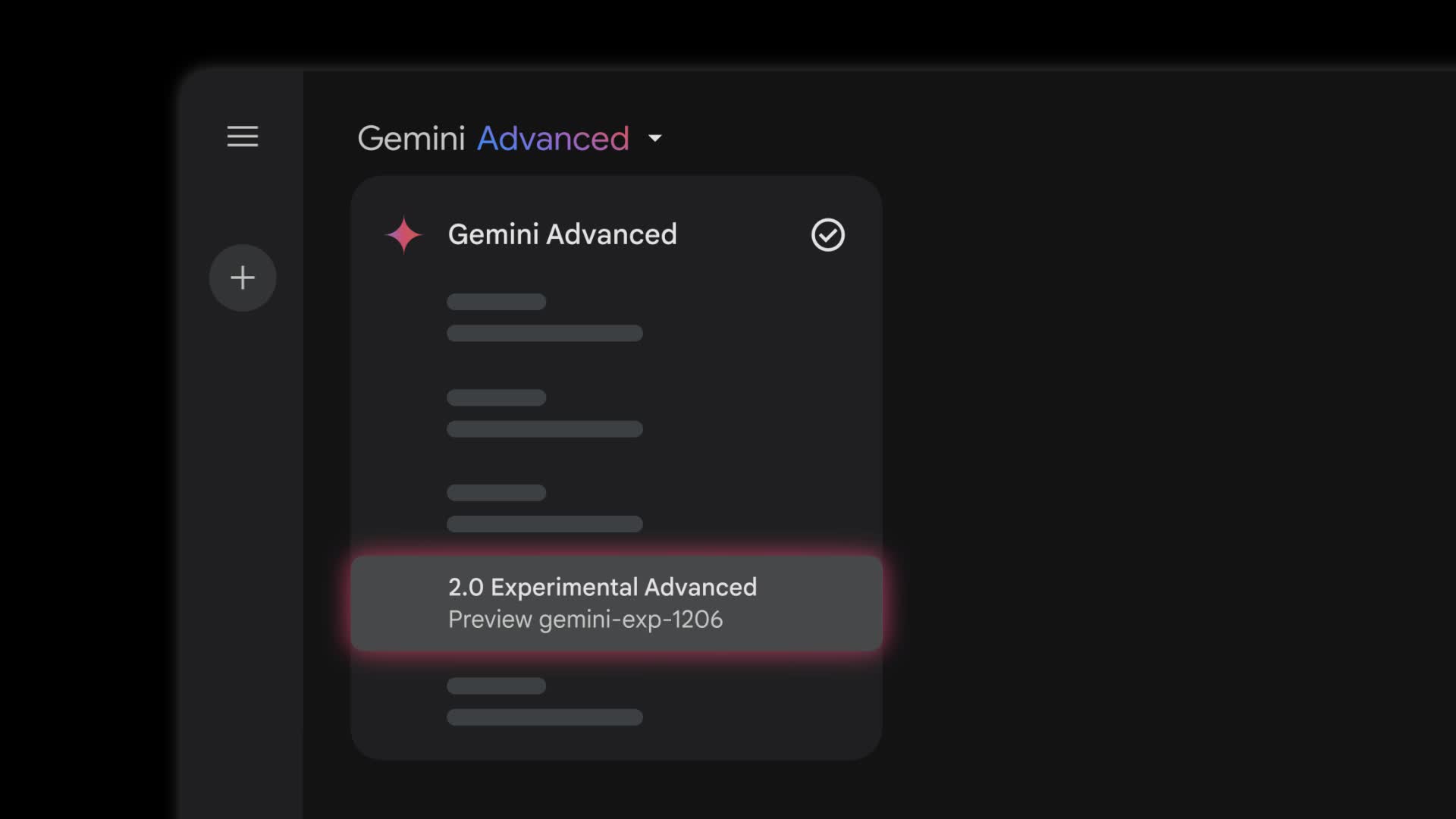 Gemini Exp-1206 اکنون به عنوان پیش نمایش در Gemini Advanced در دسترس است