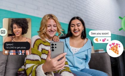 زیرنویس‌های رسا و توضیحات تصویر توسط Gemini