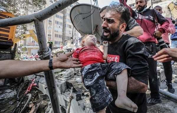 بمباران نوار غزه توسط اسرائیل باز هم فلسطینی ها را به شهادت رساند+ جزییات