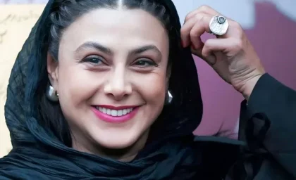 چهره و استایل متفاوت آزاده صمدی در اکران فیلم «عزیز» | رصد روز