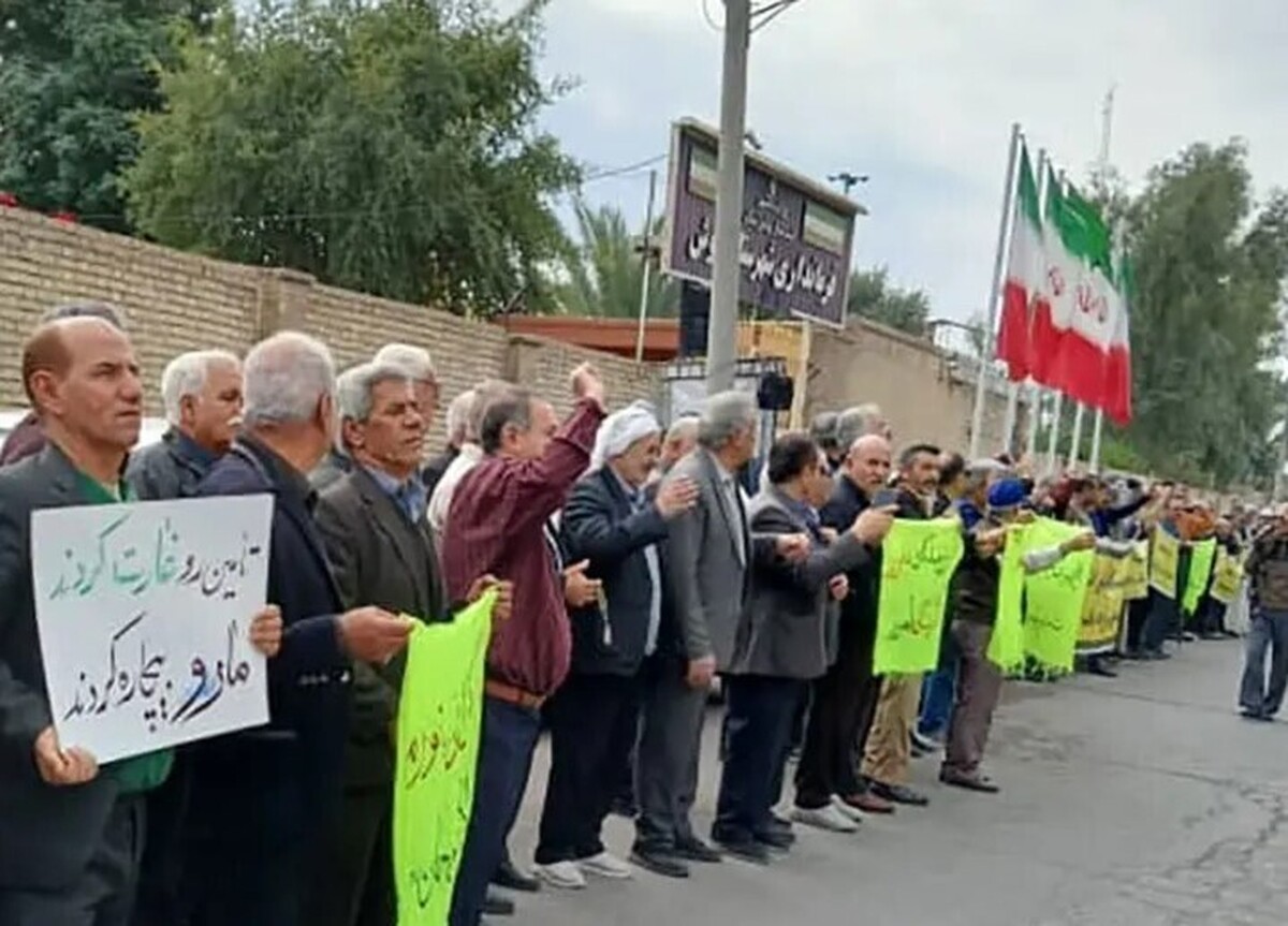 صدای اعتراض بازنشستگان شوش و اهواز بلند شد