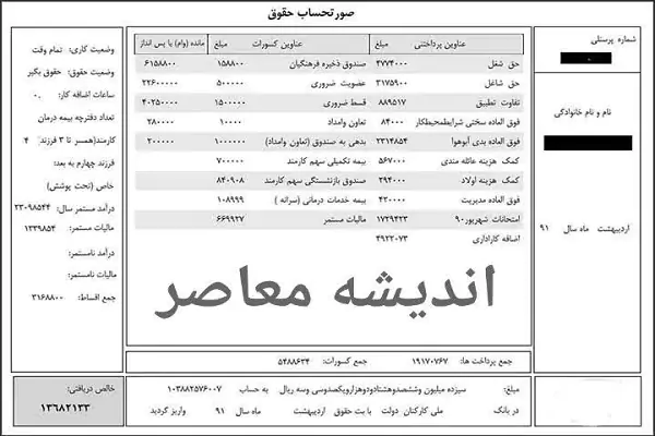 فیش حقوقی بازنشستگان نیروهای مسلح | بارگذاری فیش حقوقی دی ماه بازنشستگان لشکری و نیروهای مسلح/ نحوه دریافت فیش حقوق بازنشستگان نیرو‌های مسلح از طریق موبایل