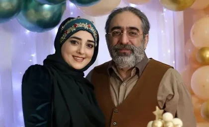 تصویری عاشقانه از ستاره سادات قطبی و همسرش | رصد روز