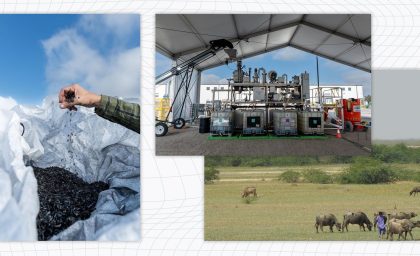 ما در حال اعلام اولین مشارکت خود در مقیاس زیستی برای حذف CO2 هستیم.