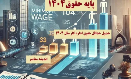 پایه حقوق 1404| پایه حقوق وزارت کار 1404+ جدول حداقل حقوق اداره کار سال 1404