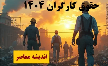 جدول حقوق کارگران 1404 تامین اجتماعی| حقوق و دستمزد کارگران در سال 1404+ جدول حقوق کارگران با حق عائله مندی و مسکن
