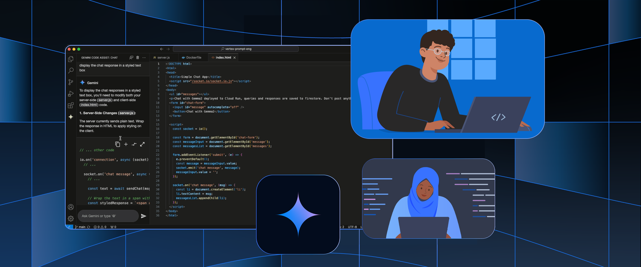 دستیار کد جمینی و بررسی کد جمینی را در GitHub امتحان کنید