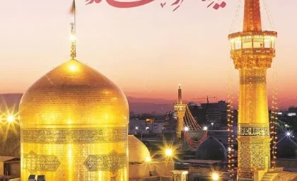 نقاره زنی به مناسبت دیده شدن حلال ماه مبارک رمضان در بهشت رضوی + فیلم