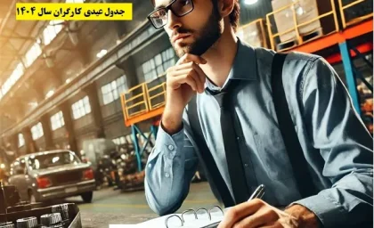 جدول عیدی کارگران سال 1404| سنوات کارگران ۱۴۰۳ چگونه محاسبه می شود+ رقم قطعی سبد معیشت کارگران 1404