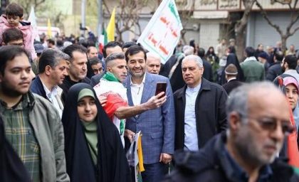 حضور پرشور ورزشکاران در حمایت از قدس