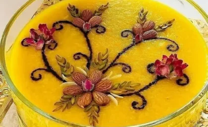 راز خوشمزگی شله زرد نذری و مجلسی + ویدیو