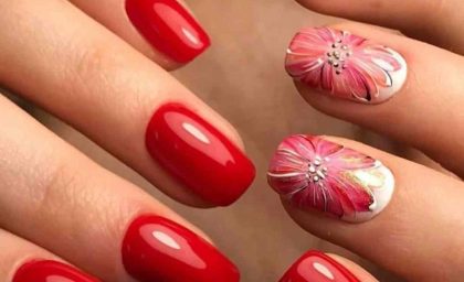 آموزش طرح ناخن شیک بهاره + فیلم