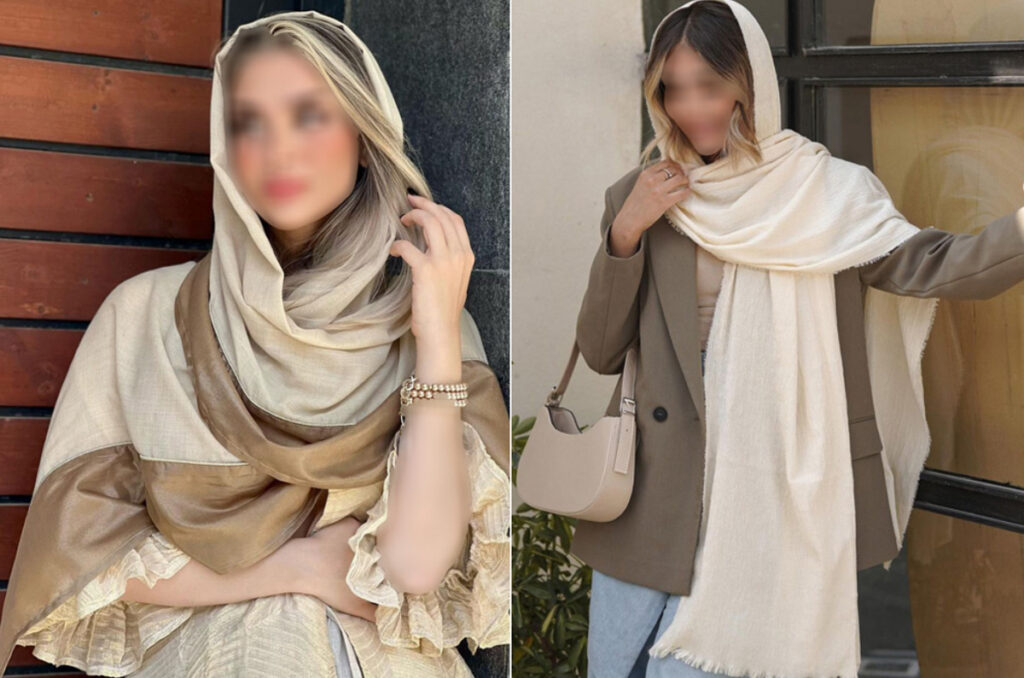 ایده خلاقانه بستن شال به شکل روسری+فیلم