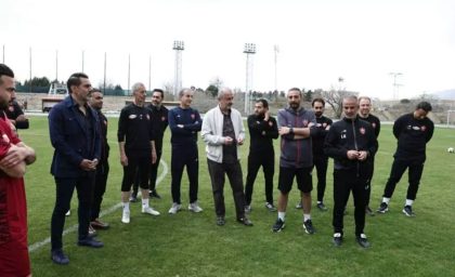 جلسه درویش و کارتال در تمرین پرسپولیس