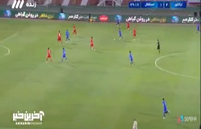 حمله خطرناک استقلال که توسط بیرانوند و مدافعان تراکتور دور شد