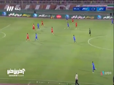 حمله خطرناک استقلال که توسط بیرانوند و مدافعان تراکتور دور شد
