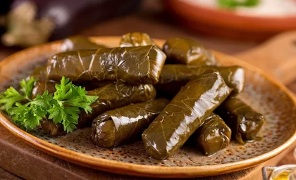 دلمه برگ مو؛ ترکیبی از طعم و ارزش غذایی